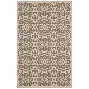 ModwayModway Ariana Vintage Floral Trellis 8x10 Indoor and Outdoor Area Rug R-1142-810 R-1142A-810- BetterPatio.com