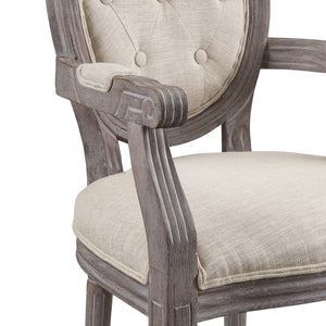 ModwayModway Arise Dining Armchair Upholstered Fabric Set of 4 EEI-3471 EEI-3471-BEI- BetterPatio.com