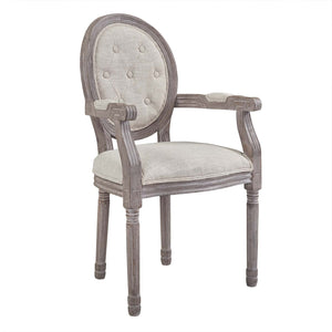 ModwayModway Arise Vintage French Dining Armchair EEI-2796 EEI-2796-BEI- BetterPatio.com