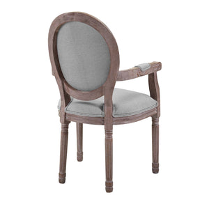 ModwayModway Arise Vintage French Dining Armchair EEI-2796 EEI-2796-LGR- BetterPatio.com