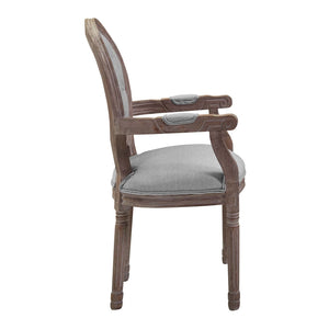 ModwayModway Arise Vintage French Dining Armchair EEI-2796 EEI-2796-LGR- BetterPatio.com