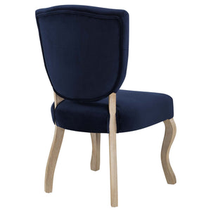 ModwayModway Array Vintage French Performance Velvet Dining Side Chair EEI-2880 EEI-2880-MID- BetterPatio.com