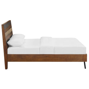 ModwayModway Arwen Queen Rustic Wood Bed MOD-5831 MOD-5831-WAL- BetterPatio.com