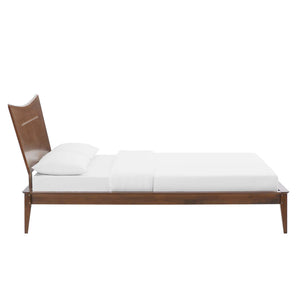 ModwayModway Astra Full Wood Platform Bed MOD-6249 MOD-6249-WAL- BetterPatio.com