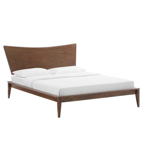 ModwayModway Astra Queen Wood Platform Bed MOD-6250 MOD-6250-WAL- BetterPatio.com