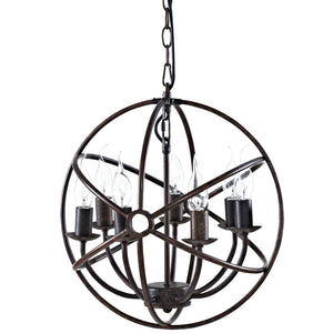 ModwayModway Atom Chandelier EEI-2112 EEI-2112-BRN- BetterPatio.com