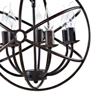 ModwayModway Atom Chandelier EEI-2112 EEI-2112-BRN- BetterPatio.com