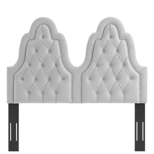 ModwayModway Augustine Tufted Performance Velvet Full/Queen Headboard MOD-6414 MOD-6414-LGR- BetterPatio.com