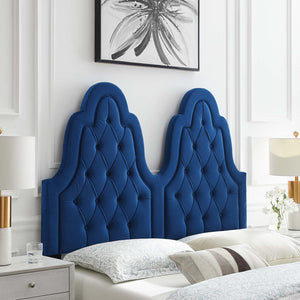 ModwayModway Augustine Tufted Performance Velvet Full/Queen Headboard MOD-6414 MOD-6414-NAV- BetterPatio.com