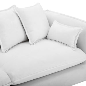 ModwayModway Avalon Slipcover Fabric Sofa EEI-4449 EEI-4449-WHI- BetterPatio.com