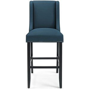 ModwayModway Baron Bar Stool Upholstered Fabric Set of 2 EEI-4018 EEI-4018-AZU- BetterPatio.com