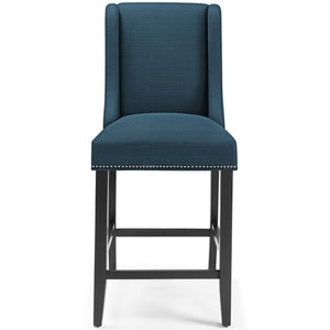 ModwayModway Baron Counter Stool Upholstered Fabric Set of 2 EEI-4016 EEI-4016-AZU- BetterPatio.com