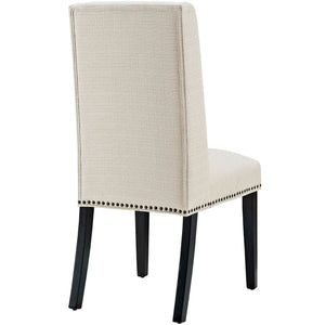 ModwayModway Baron Dining Chair Fabric Set of 2 EEI-2748 EEI-2748-BEI-SET- BetterPatio.com