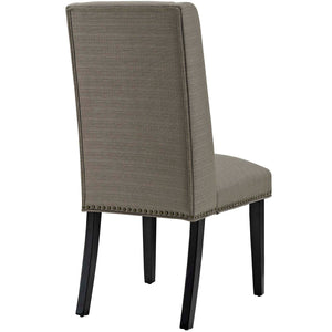 ModwayModway Baron Dining Chair Fabric Set of 2 EEI-2748 EEI-2748-GRA-SET- BetterPatio.com