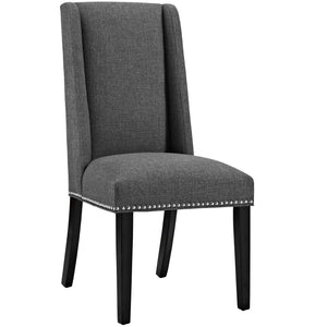 ModwayModway Baron Dining Chair Fabric Set of 4 EEI-3503 EEI-3503-GRY- BetterPatio.com