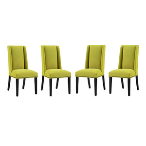 ModwayModway Baron Dining Chair Fabric Set of 4 EEI-3503 EEI-3503-WHE- BetterPatio.com