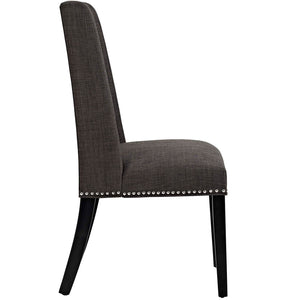 ModwayModway Baron Fabric Dining Chair EEI-2233 EEI-2233-BRN- BetterPatio.com