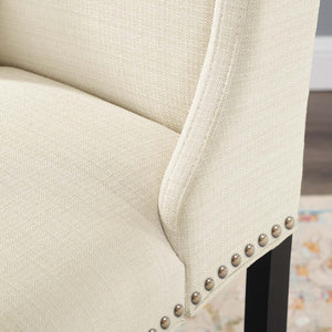 ModwayModway Baron Upholstered Fabric Counter Stool EEI-3735 EEI-3735-BEI- BetterPatio.com