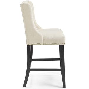 ModwayModway Baron Upholstered Fabric Counter Stool EEI-3735 EEI-3735-BEI- BetterPatio.com