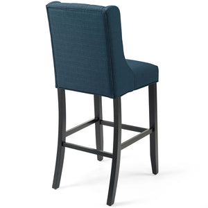 ModwayModway Baronet Bar Stool Upholstered Fabric Set of 2 EEI-4022 EEI-4022-AZU- BetterPatio.com