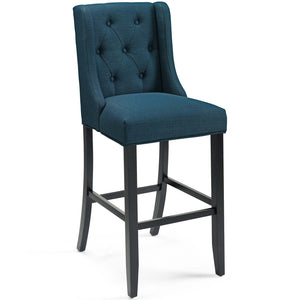 ModwayModway Baronet Bar Stool Upholstered Fabric Set of 2 EEI-4022 EEI-4022-AZU- BetterPatio.com