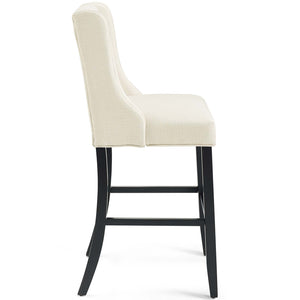 ModwayModway Baronet Bar Stool Upholstered Fabric Set of 2 EEI-4022 EEI-4022-BEI- BetterPatio.com