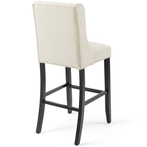 ModwayModway Baronet Bar Stool Upholstered Fabric Set of 2 EEI-4022 EEI-4022-BEI- BetterPatio.com