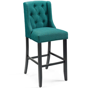 ModwayModway Baronet Bar Stool Upholstered Fabric Set of 2 EEI-4022 EEI-4022-TEA- BetterPatio.com