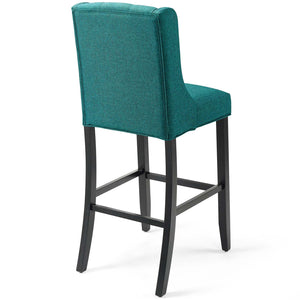 ModwayModway Baronet Bar Stool Upholstered Fabric Set of 2 EEI-4022 EEI-4022-TEA- BetterPatio.com