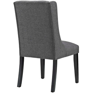 ModwayModway Baronet Dining Chair Fabric Set of 4 EEI-3558 EEI-3558-GRY- BetterPatio.com