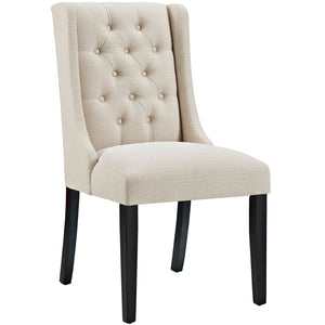 ModwayModway Baronet Fabric Dining Chair EEI-2235 EEI-2235-BEI- BetterPatio.com
