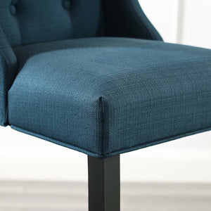 ModwayModway Baronet Tufted Button Upholstered Fabric Bar Stool EEI-3741 EEI-3741-AZU- BetterPatio.com