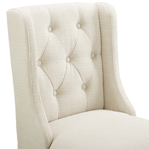 ModwayModway Baronet Tufted Button Upholstered Fabric Bar Stool EEI-3741 EEI-3741-BEI- BetterPatio.com