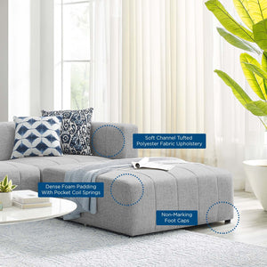 ModwayModway Bartlett Upholstered Fabric 4-Piece Sectional Sofa EEI-4516 EEI-4516-LGR- BetterPatio.com