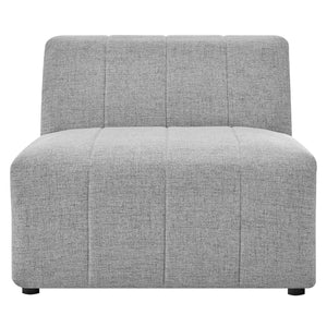 ModwayModway Bartlett Upholstered Fabric Armless Chair EEI-4398 EEI-4398-LGR- BetterPatio.com