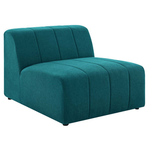 ModwayModway Bartlett Upholstered Fabric Armless Chair EEI-4398 EEI-4398-TEA- BetterPatio.com