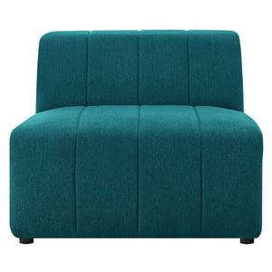 ModwayModway Bartlett Upholstered Fabric Armless Chair EEI-4398 EEI-4398-TEA- BetterPatio.com