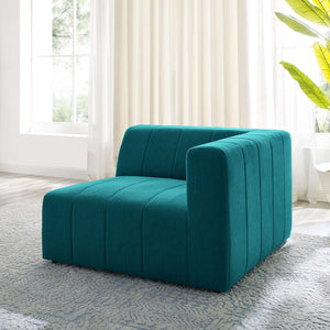 ModwayModway Bartlett Upholstered Fabric Right-Arm Chair EEI-4394 EEI-4394-TEA- BetterPatio.com