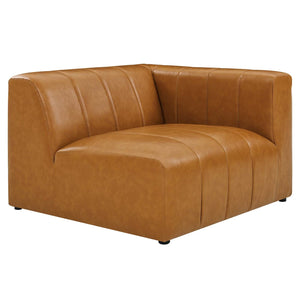 ModwayModway Bartlett Vegan Leather 4-Piece Sectional Sofa EEI-4517 EEI-4517-TAN- BetterPatio.com