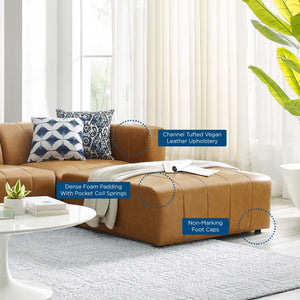 ModwayModway Bartlett Vegan Leather 4-Piece Sectional Sofa EEI-4517 EEI-4517-TAN- BetterPatio.com