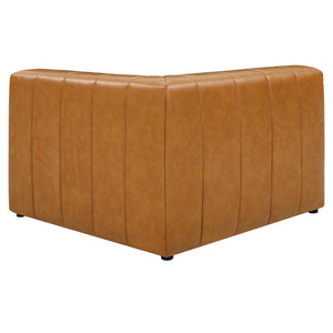 ModwayModway Bartlett Vegan Leather 4-Piece Sectional Sofa EEI-4517 EEI-4517-TAN- BetterPatio.com