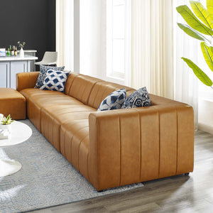 ModwayModway Bartlett Vegan Leather 5-Piece Sectional Sofa EEI-4521 EEI-4521-TAN- BetterPatio.com