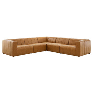 ModwayModway Bartlett Vegan Leather 5-Piece Sectional Sofa EEI-4532 EEI-4532-TAN- BetterPatio.com