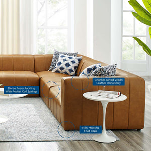 ModwayModway Bartlett Vegan Leather 8-Piece Sectional Sofa EEI-4536 EEI-4536-TAN- BetterPatio.com