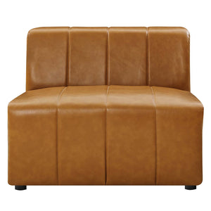 ModwayModway Bartlett Vegan Leather Armless Chair EEI-4399 EEI-4399-TAN- BetterPatio.com
