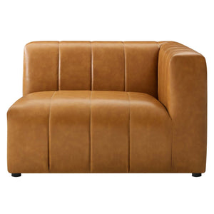 ModwayModway Bartlett Vegan Leather Right-Arm Chair EEI-4395 EEI-4395-TAN- BetterPatio.com