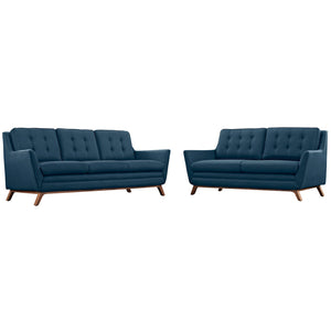 ModwayModway Beguile Living Room Set Upholstered Fabric Set of 2 EEI-2434 EEI-2434-AZU-SET- BetterPatio.com