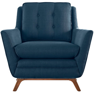 ModwayModway Beguile Upholstered Fabric Armchair EEI-1798 EEI-1798-AZU- BetterPatio.com