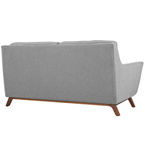 ModwayModway Beguile Upholstered Fabric Loveseat EEI-1799 EEI-1799-GRY- BetterPatio.com