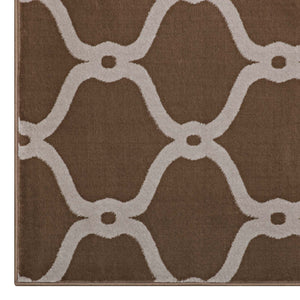 ModwayModway Beltara Chain Link Transitional Trellis 8x10 Area Rug R-1129-810 R-1129A-810- BetterPatio.com